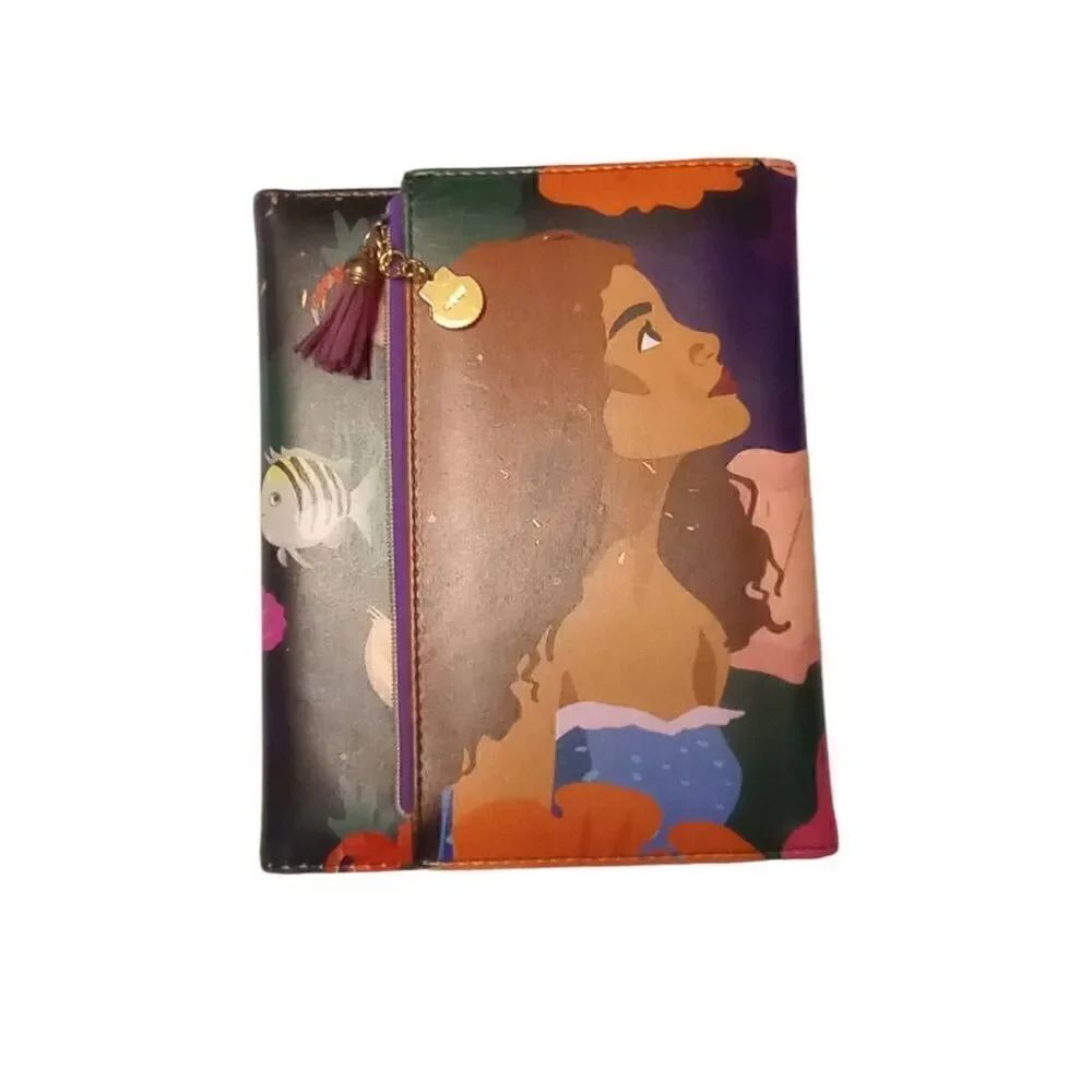 Disney ariel, little mermaid, trifold portfolio